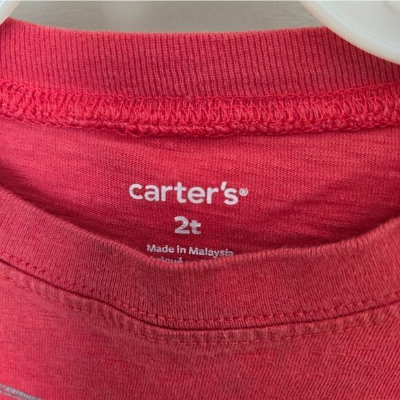 3/$12 Carter's short sleeve tshirt size 2 - Picture 3 of 4